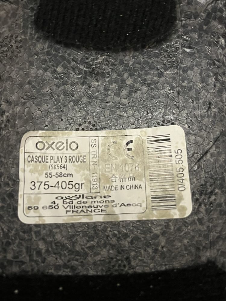 Kit proteção patins infati e capacete oxelo decathlon