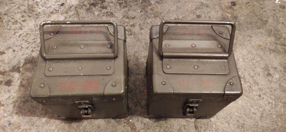 Dyzometry w skrzynce wojsko PRL