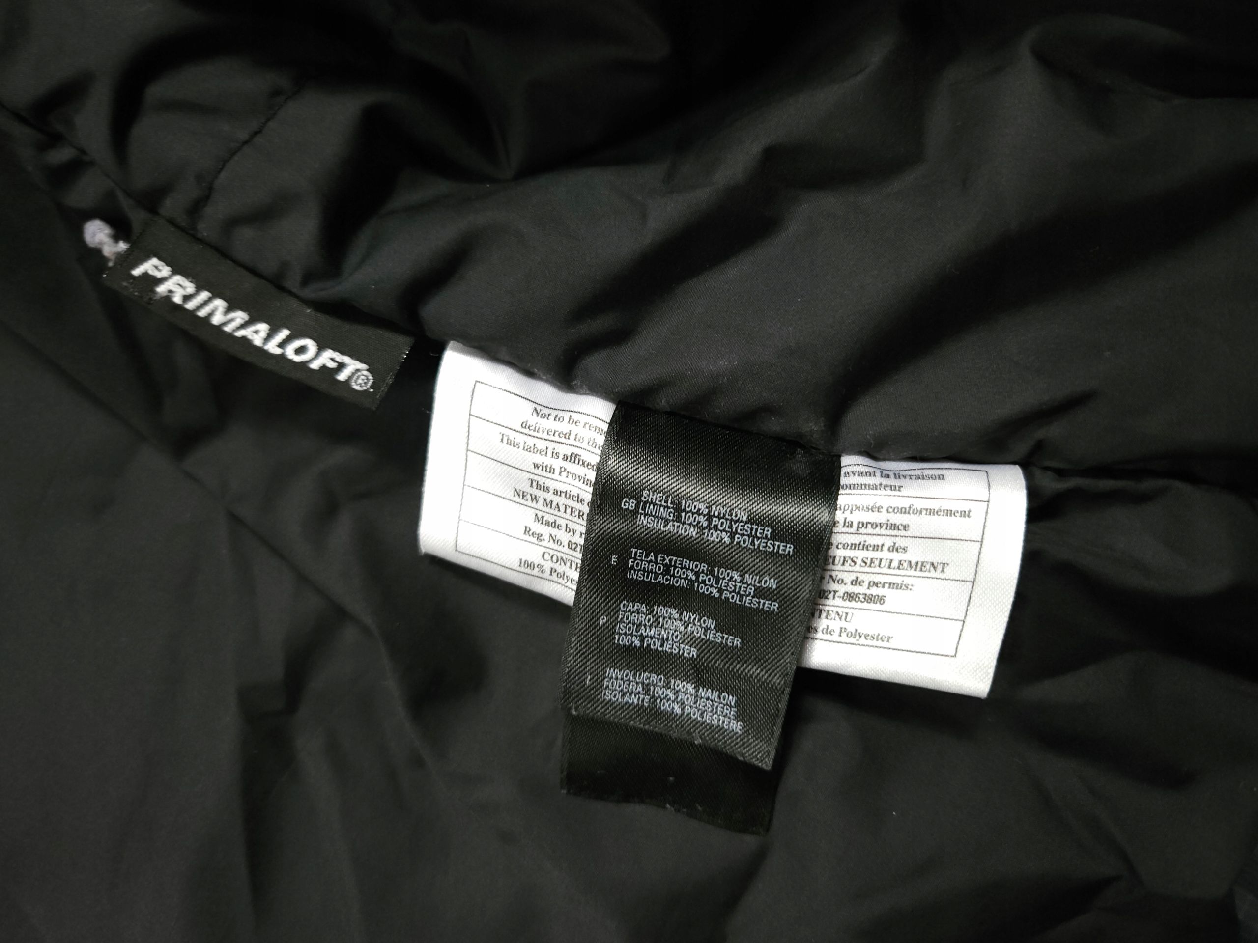 THE NORTH FACE Kurtka Primaloft Damska Podpinka Logowana r. M