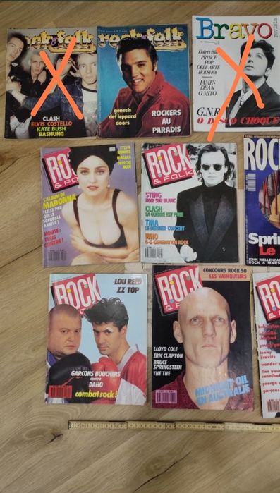 Revistas Música Rock & Folk antigas