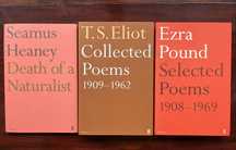 Livros - T. S. Eliot, Ezra Pound, Seamus Heaney (Faber & Faber)