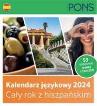 Kalendarz językowy 2024. cały rok z hiszpańskim - praca zbiorowa