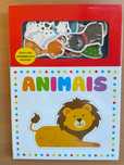 Animais - Livro com 12 peças para encaixar