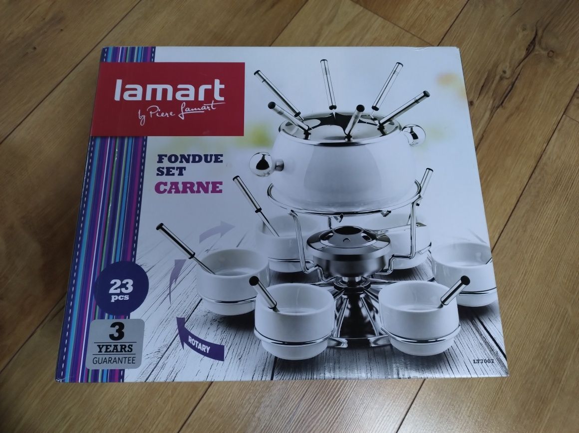 Nowy zestaw do fondue Lamart 23 elementy