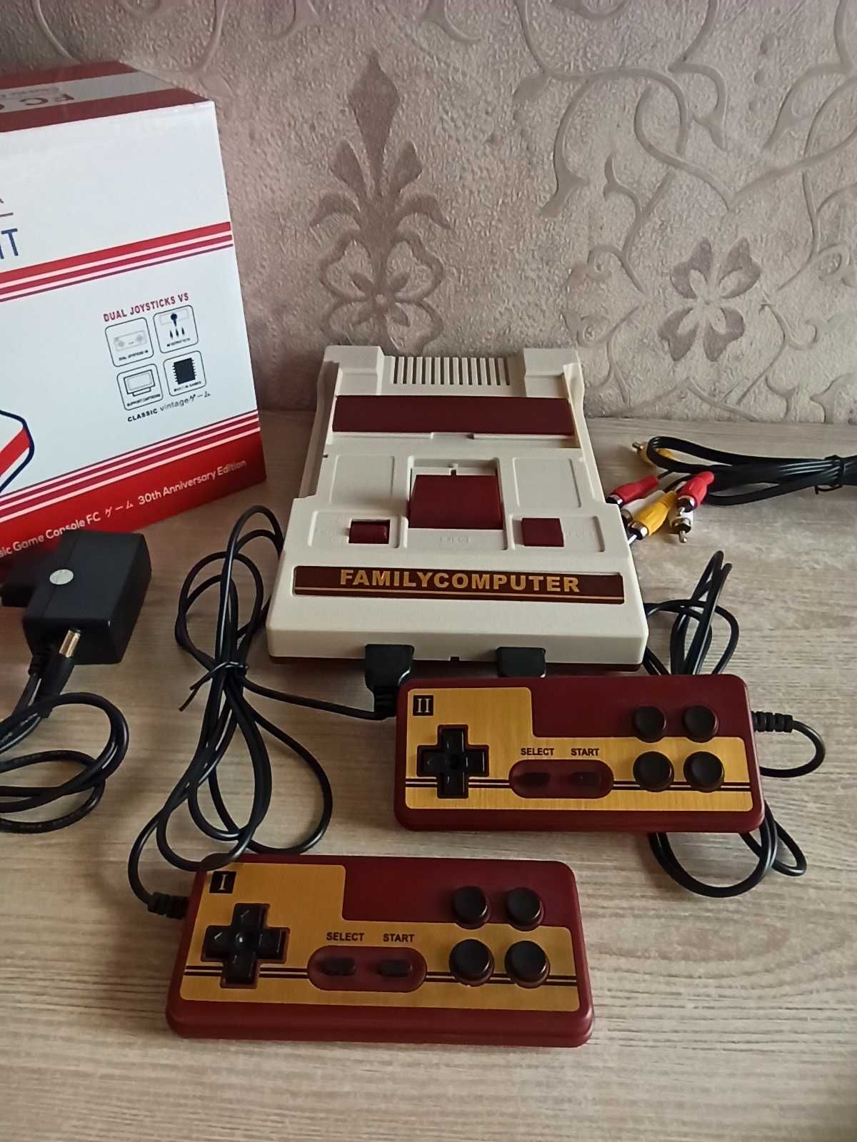 НОВА Ігрова приставка DENDY/ вінтажна ретро консоль 8 bit/ 2000 ігор