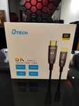 D-Tech HDMI DT-HOF8010, HDMI FIBER 2.1, 8K, 48 Gbps 10m