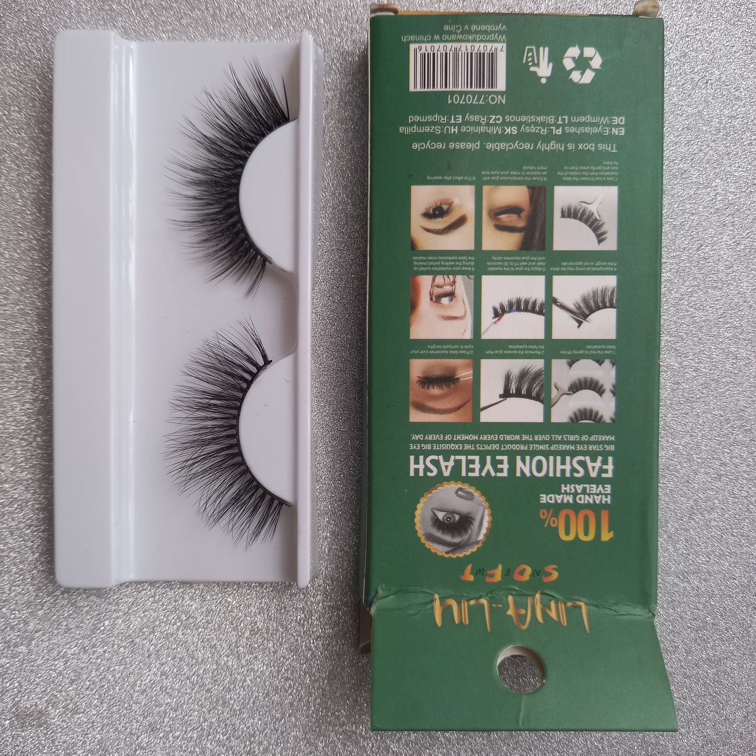 Rzęsy 6 D nowe w kartoniku.