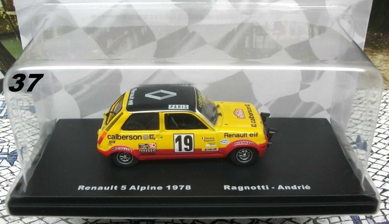 Toyota, Ford, Opel, Mitsubishi, Fiat, Renault, Lancia, WRC Salvat-1:43