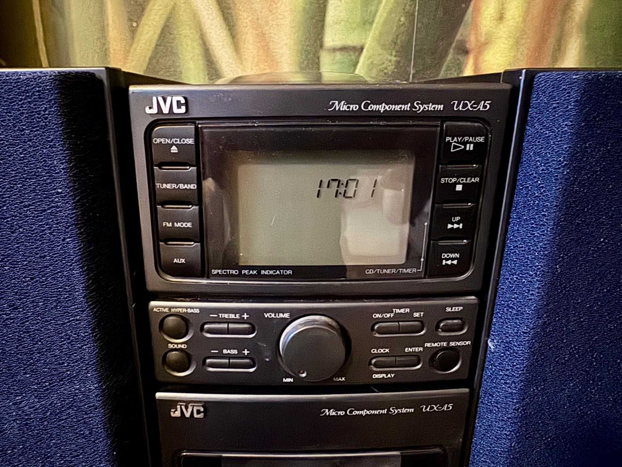 Wieża JVC UX-A5 wraz z kolumnami