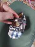 Nowe buciki  balerinki 19 w kratkę burberry do wózka antypoślizgowe
