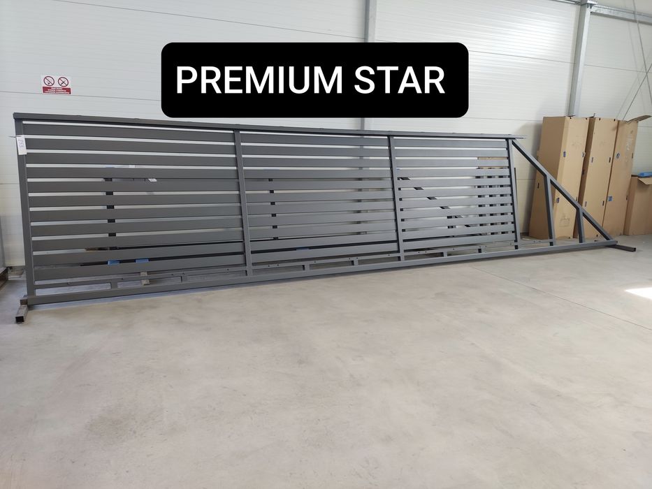 Brama przesuwna 4m FARMHOUSE, ocynk ogniowy+RAL, dostawa PL