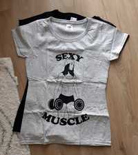 женская футболка с принтом фитнес спорт
