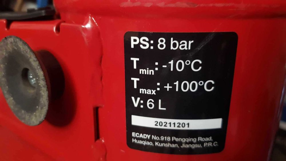 Sprężarka; Kompresor bezolejowy Einhell TC-AC 190/6/8 8Bar