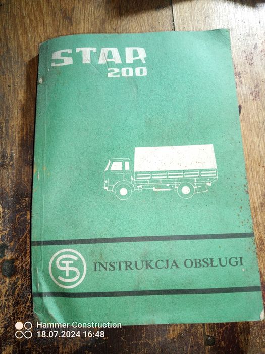 Instrukcja obsługi samochodu Star 200