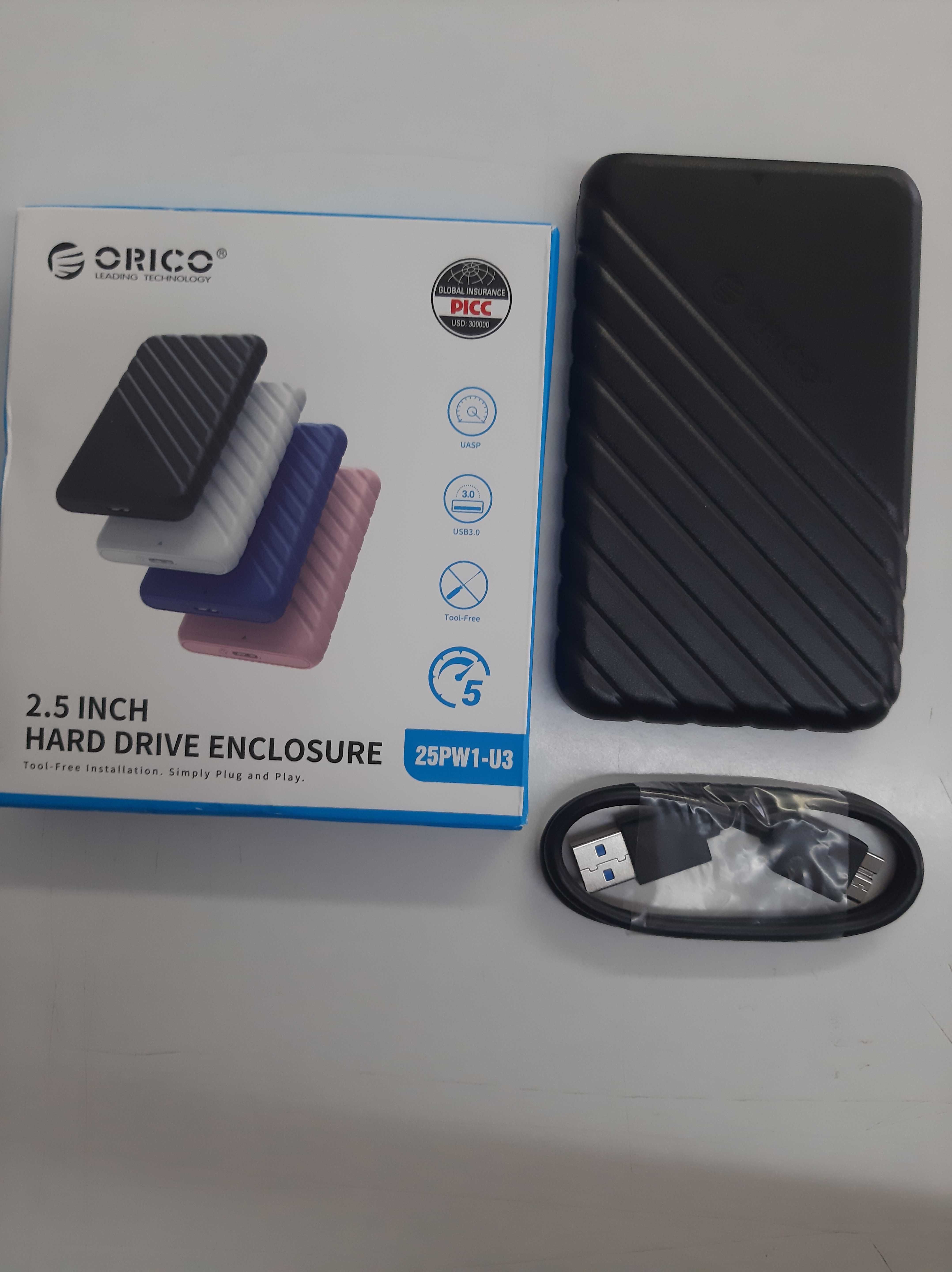 Зовнішній кейс, кишеня Orico для HDD/SSD 2.5", USB 3.0