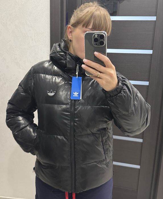Нова зимова куртка ADIDAS пуховик Адідас XS-S