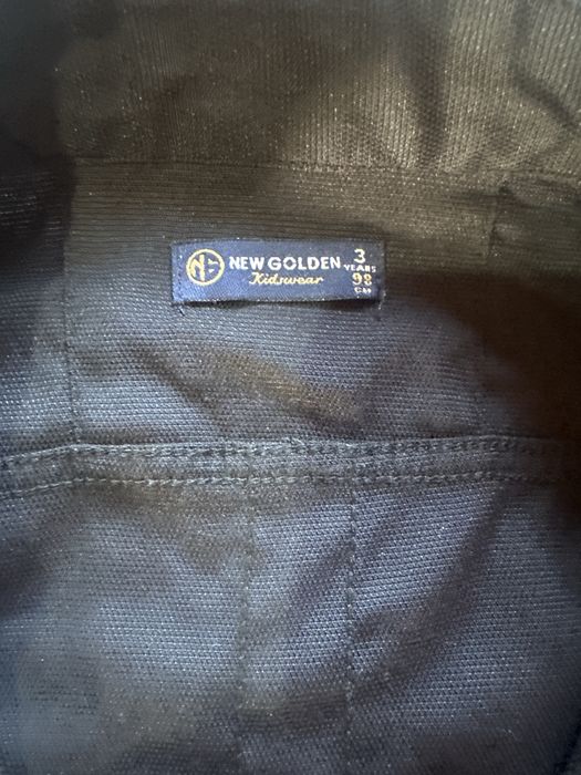 Сорочка дитяча для хлопчика чорного кольору . Комір стойка.