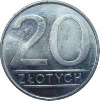 Moneta 20 zł 1984 stan menniczy
