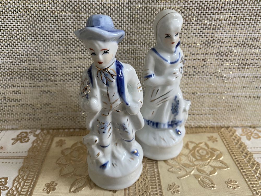 figurki porcelanowe z czasów PRL-u niemiecka para zakochanych