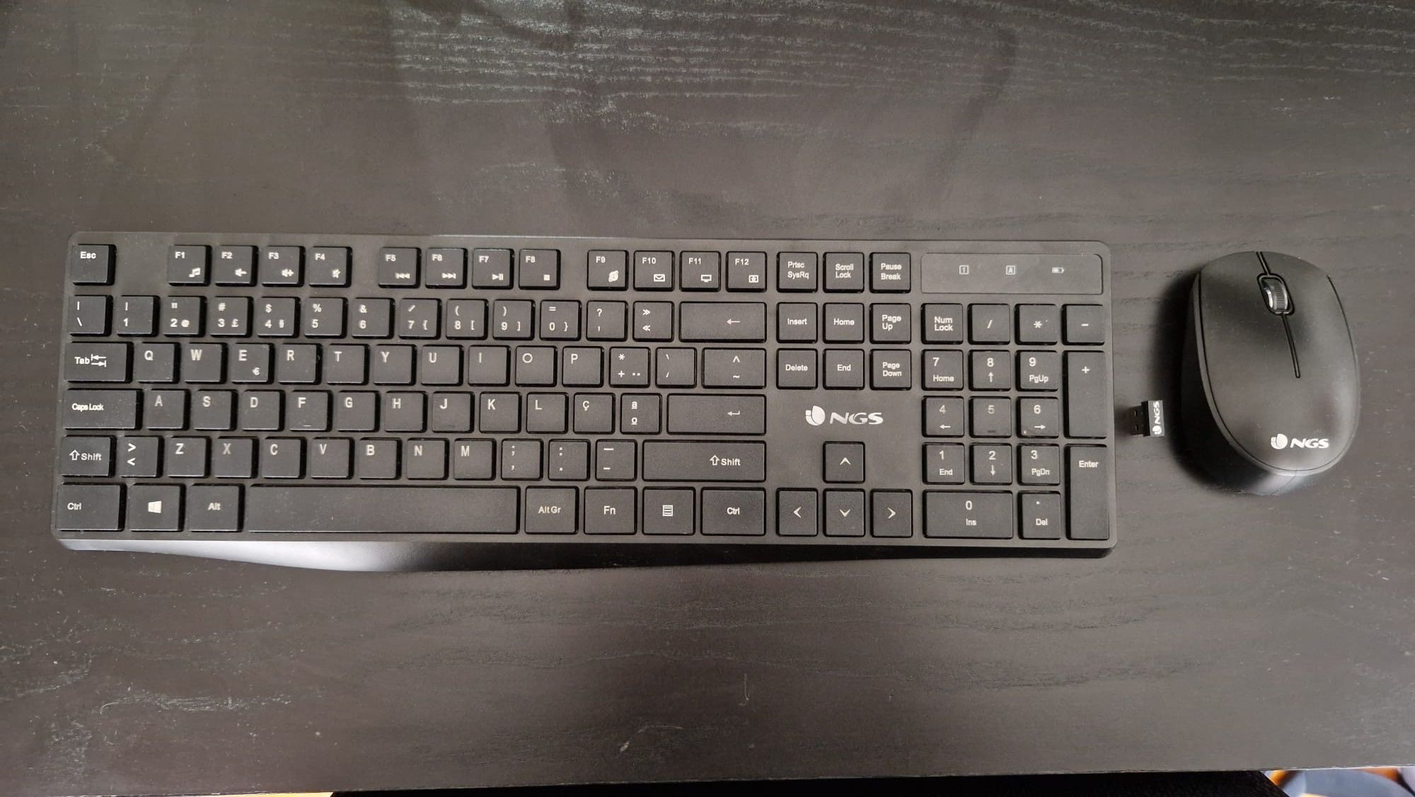 Conjunto Teclado + Rato Wireless NGS Allure Kit