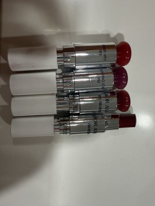 Batons Chanel, Dior , guerlien,clarins