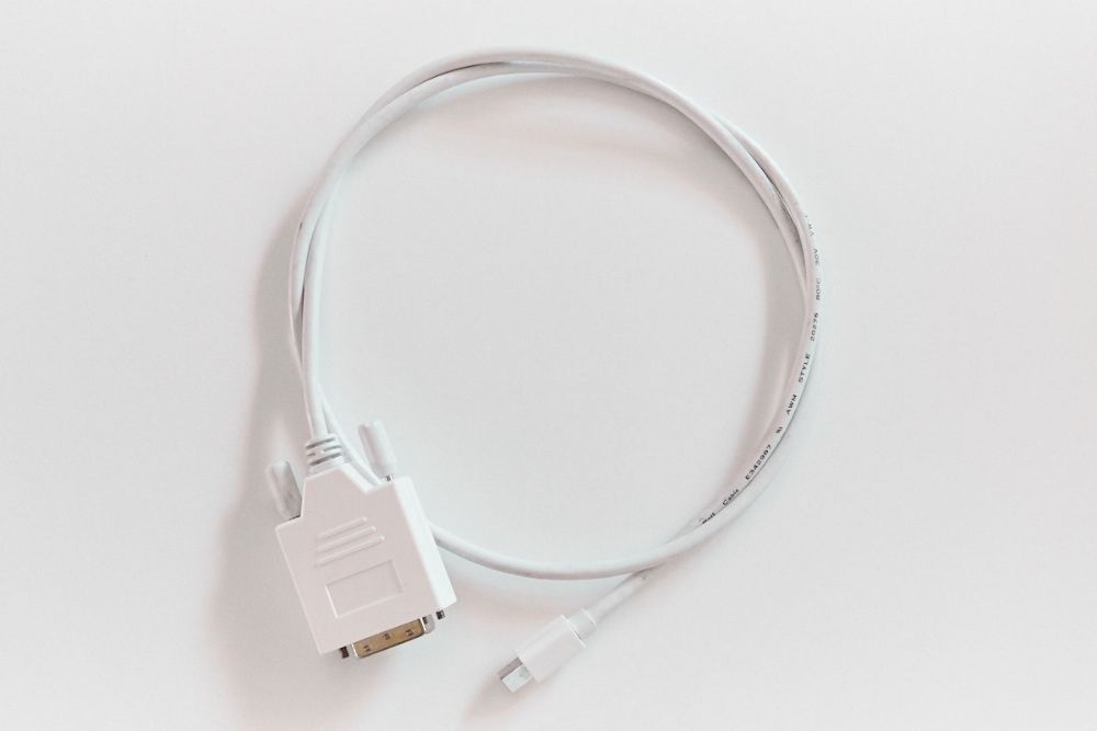 Kabel Thunderbolt-DVI 1m. DVI-mini displayport