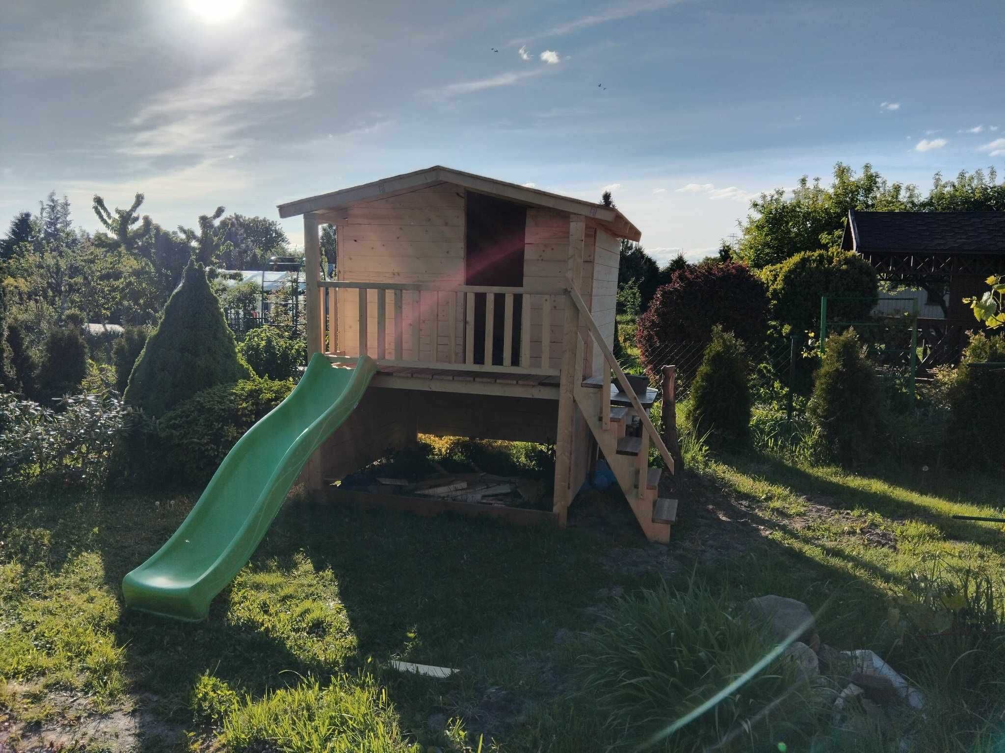 Domek dla dziecka, OD RĘKI. plac zabaw, huśtawka, drewniany LUBLIN