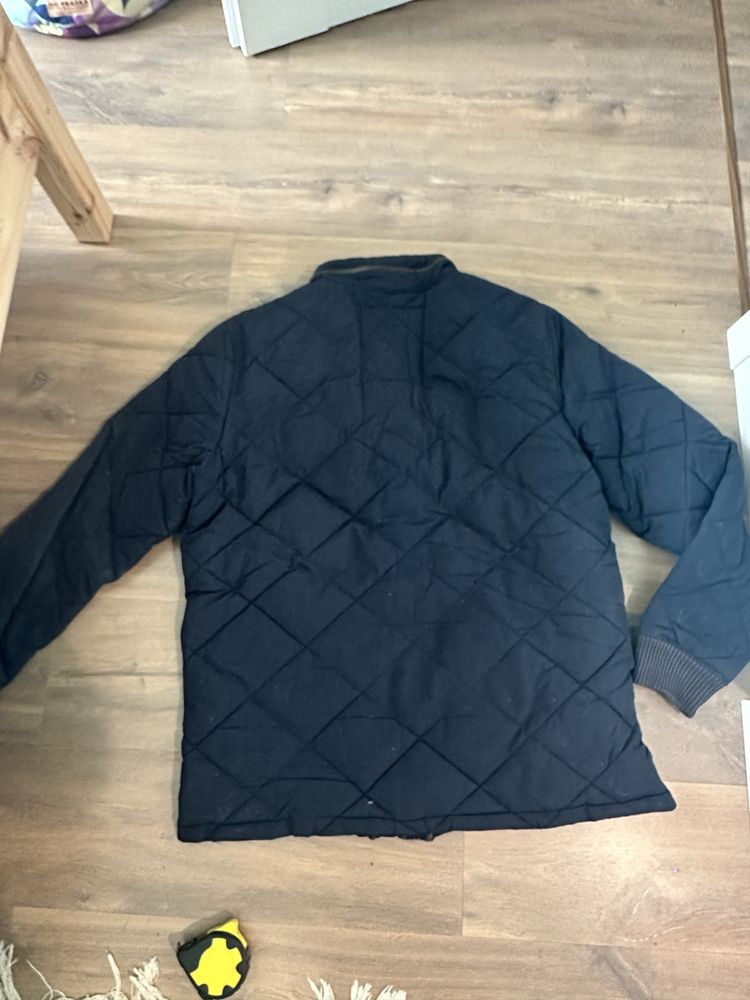 Granatowa kurtka męska xl jesienno zimowa pull&bear