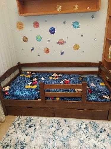 Детская Кровать ; Дитяче Високе Ліжко на Ламелях ! Ліжечко для Дитини