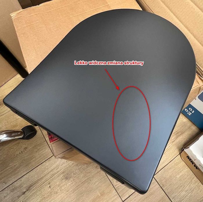 Deska Sedesowa do CERSANIT CITY OVAL – Czarny Matowy SLIM PREMIUM