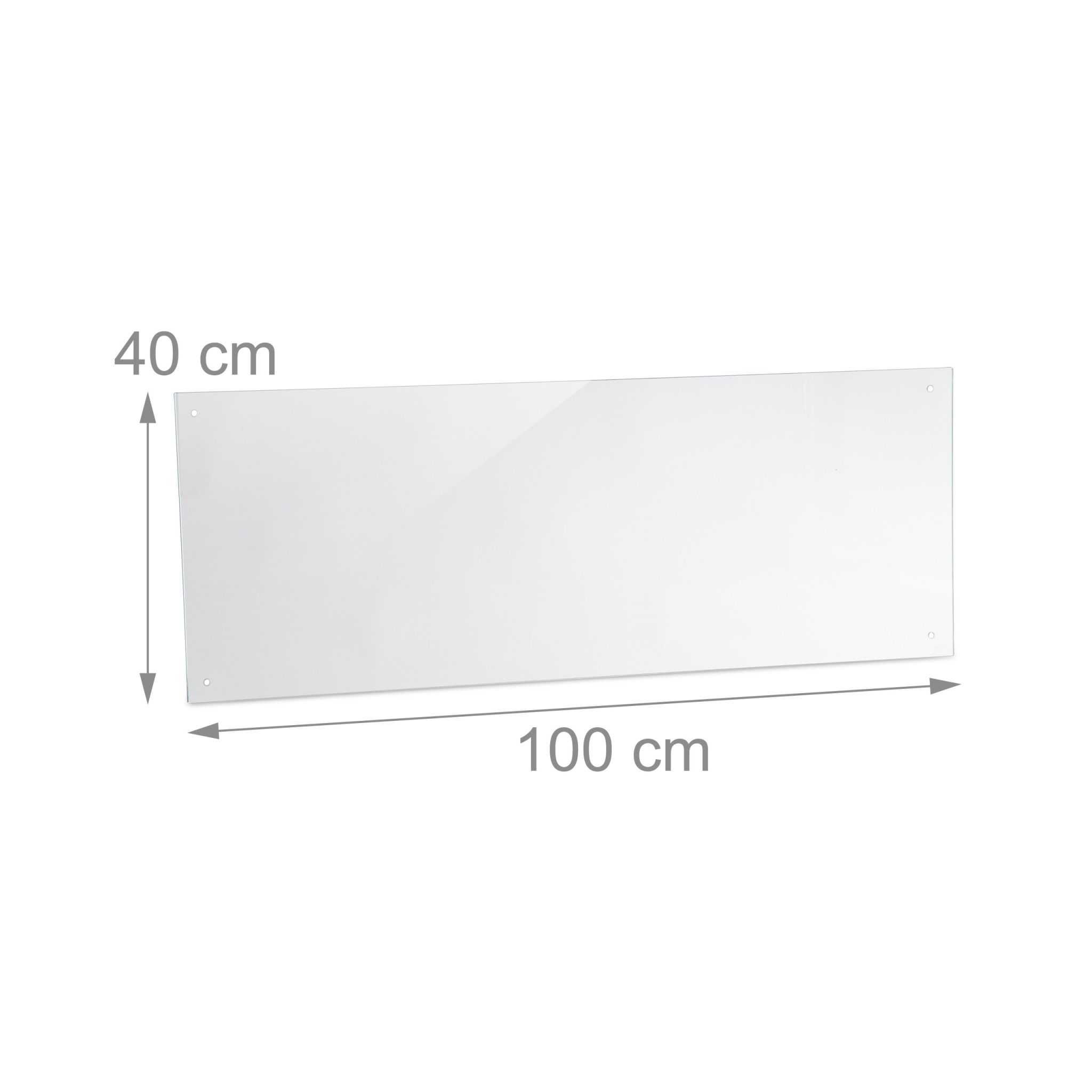 Szkło do kuchni hartowane 100 cm Relaxdays