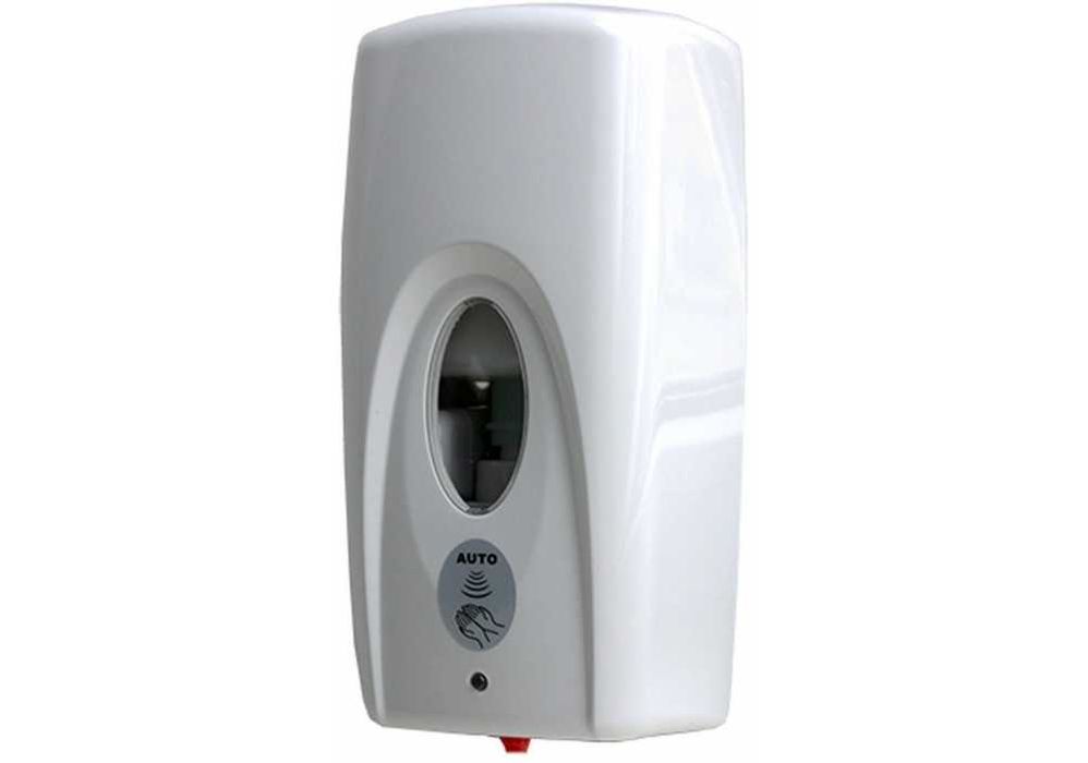 Дозатор безконтактний під розчин 500мл, пластиковий білий АТМА