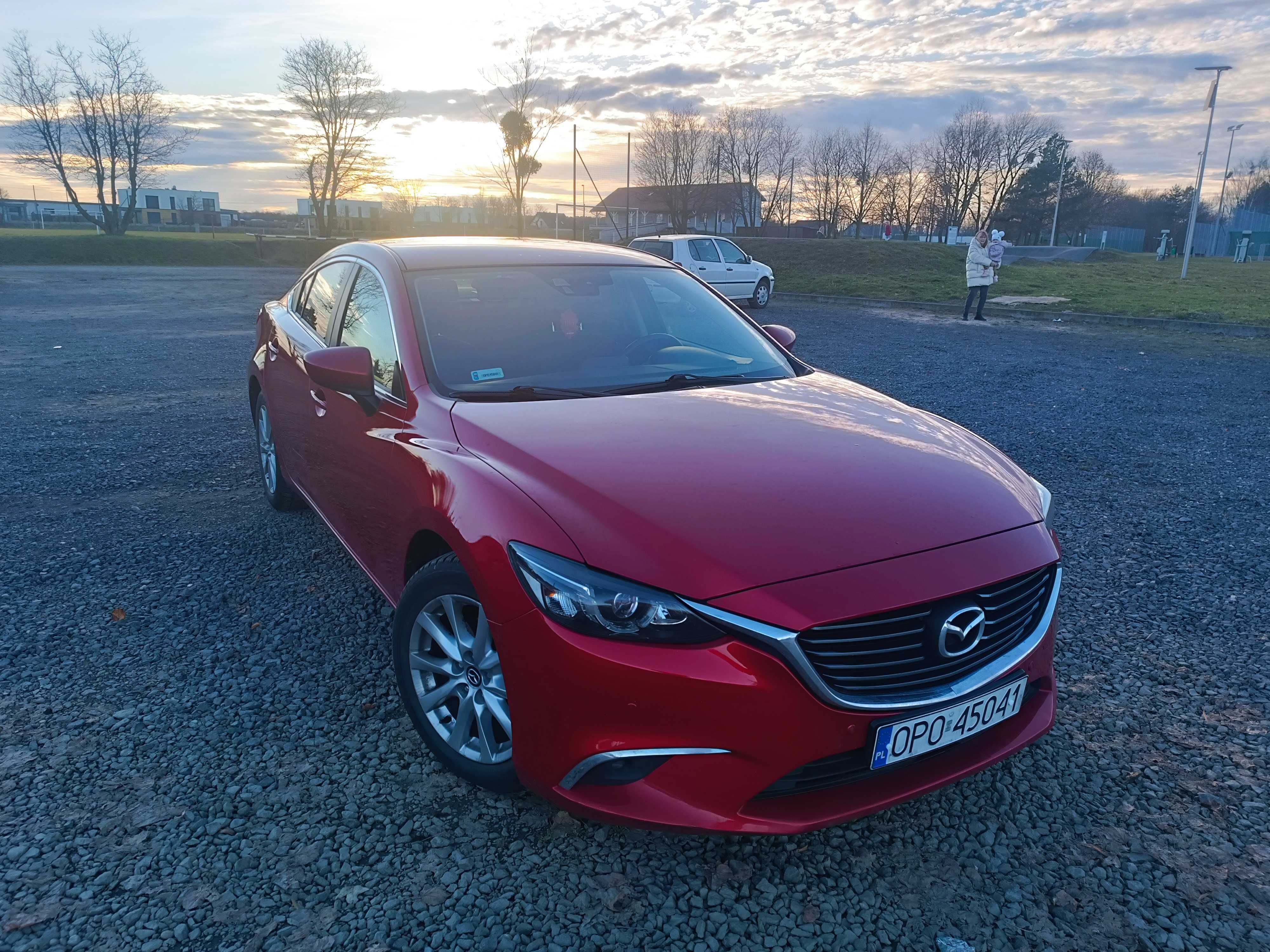 Mazda 6 2016 2.2 TDI w kolorze red soul Salon Polska