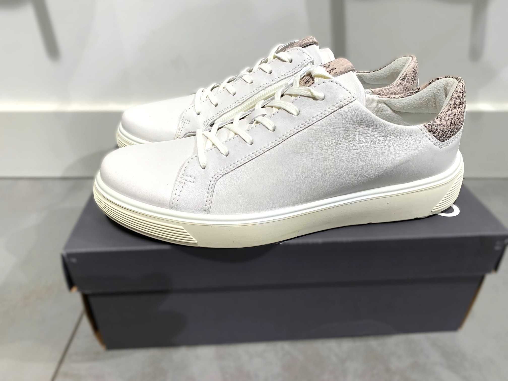 sneakersy skórzane ECCO Street Tray K Laced, EU 40