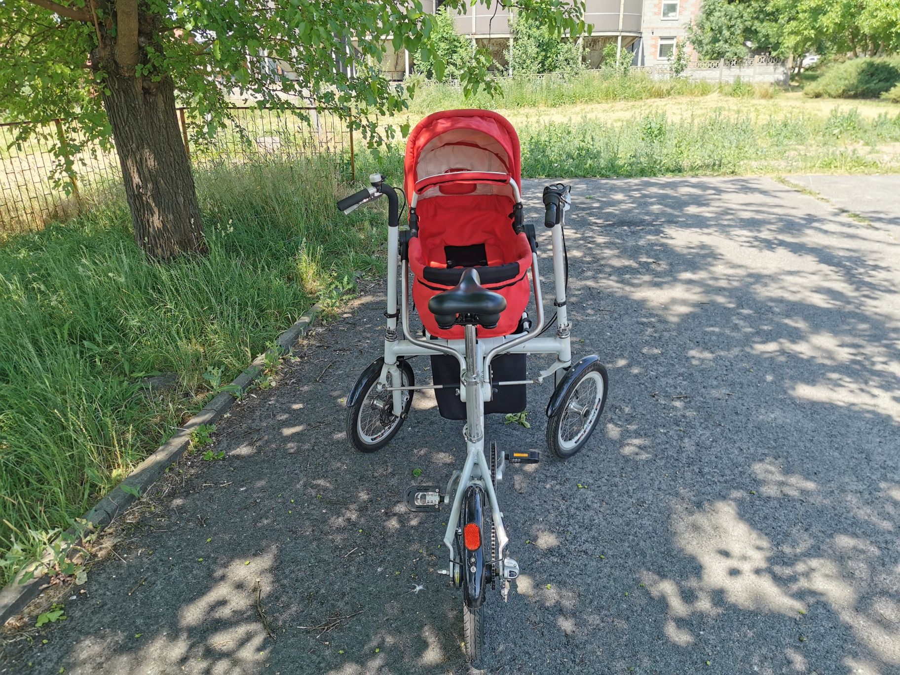 Riksza rower wózek dla dzieci