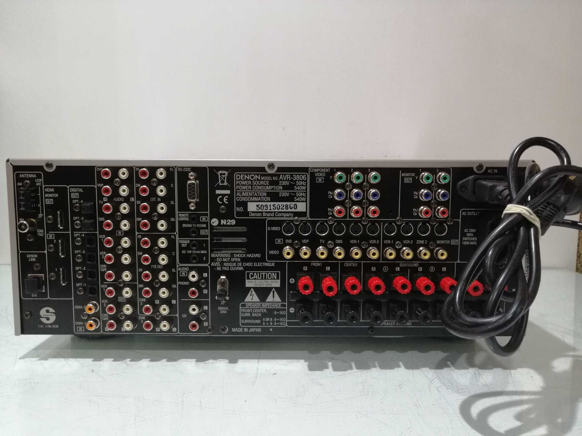Amplituner Denon AVR-3806 + PILOT