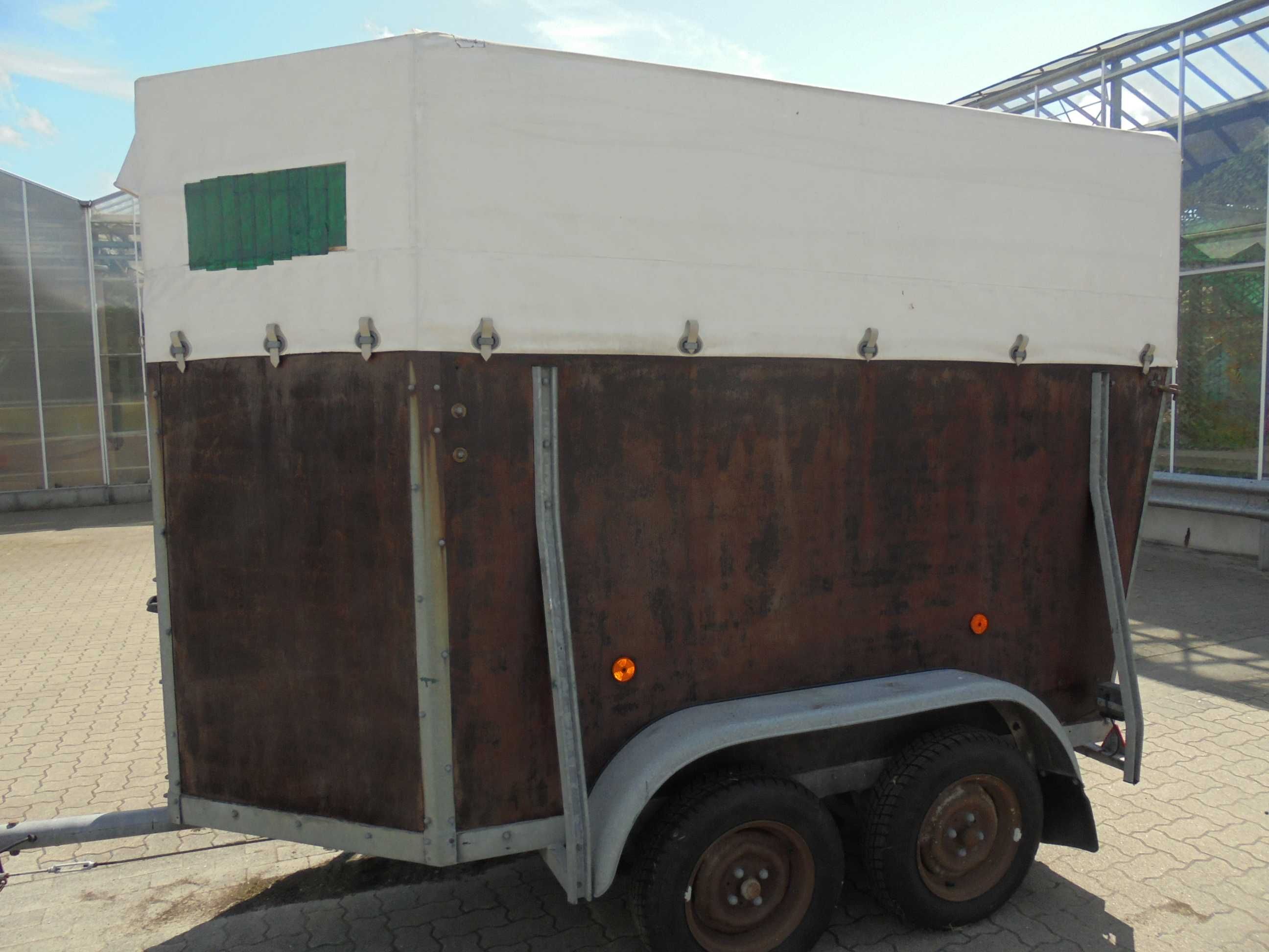 Witam sprzedam Bockannke 1/2 do koni Dmc 1300 kg na kat B
