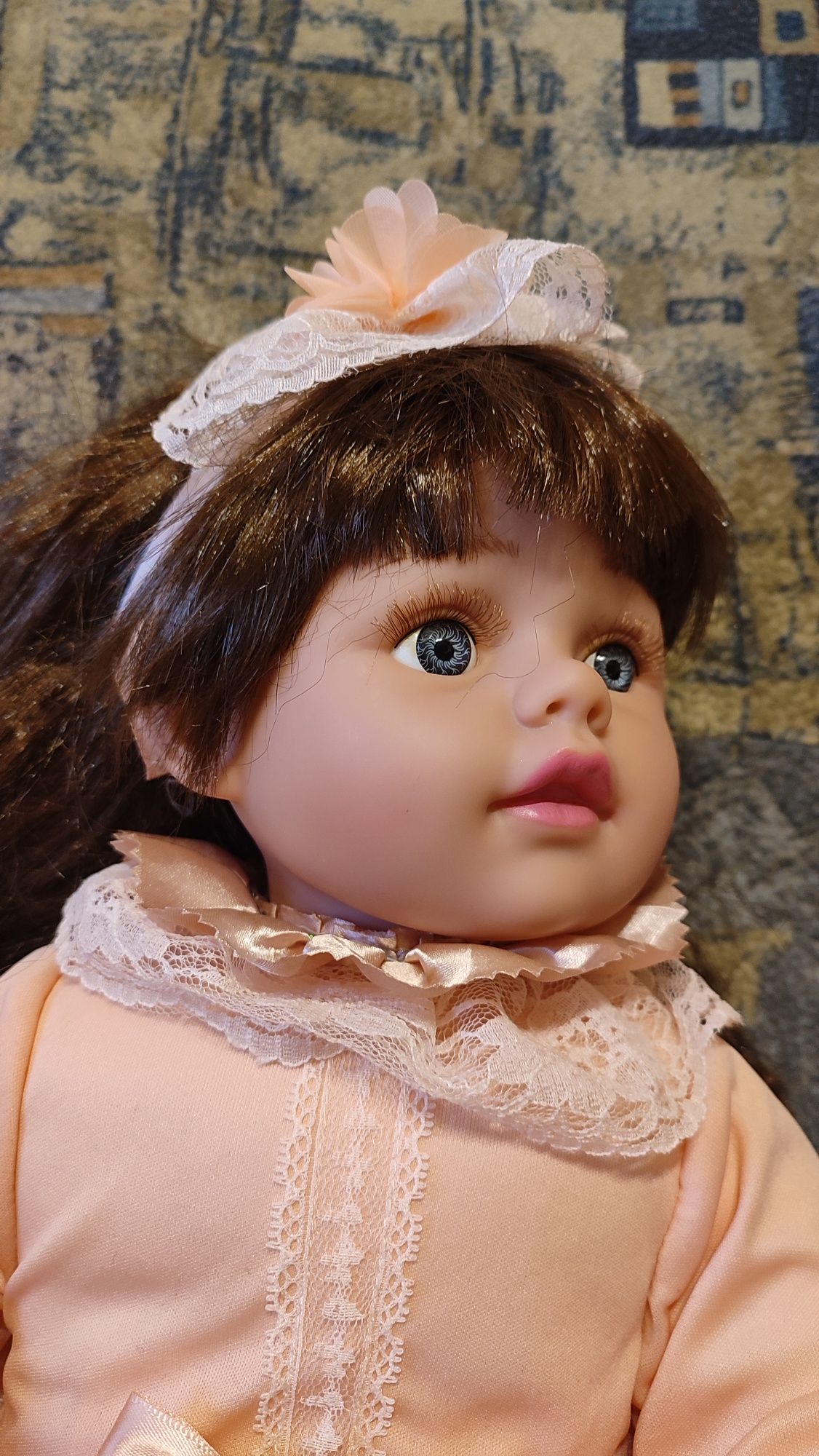 Лялька інтерактивна м'яконабивна 55 см  Країна іграшок