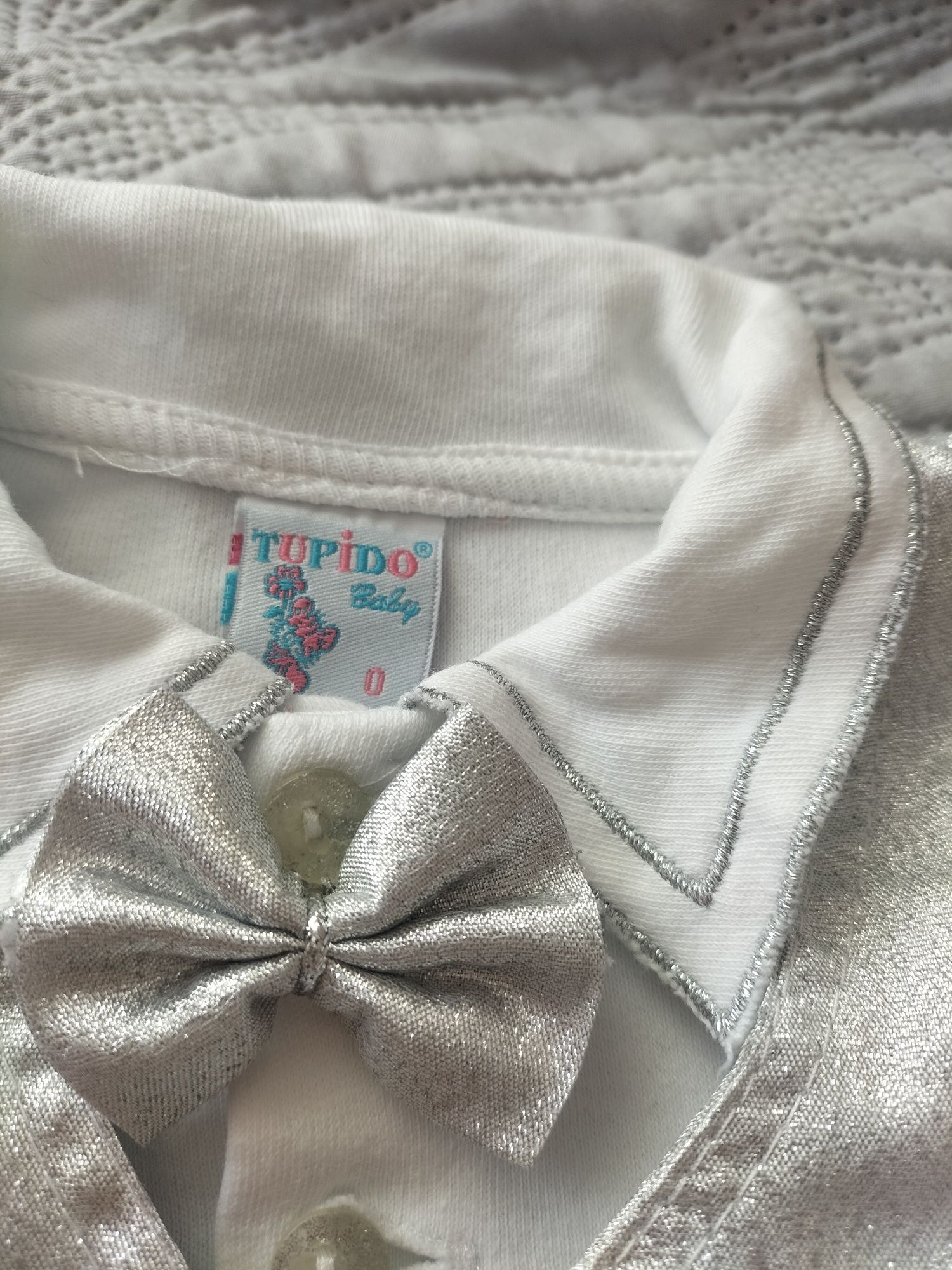 Eleganckie Body dla chłopca. Ubranko do chrztu 62
