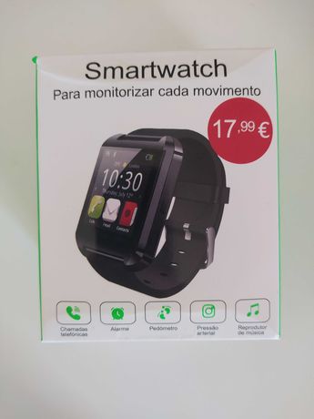 Smartwatch novo - preto