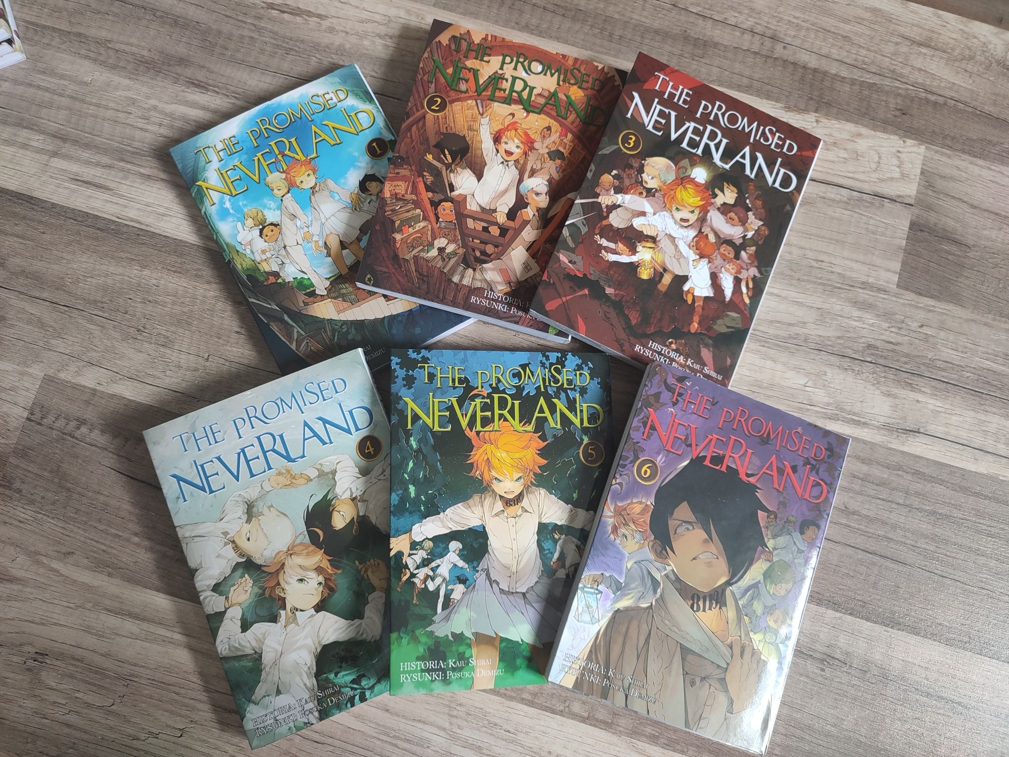 The Promised Neverland manga 1-6