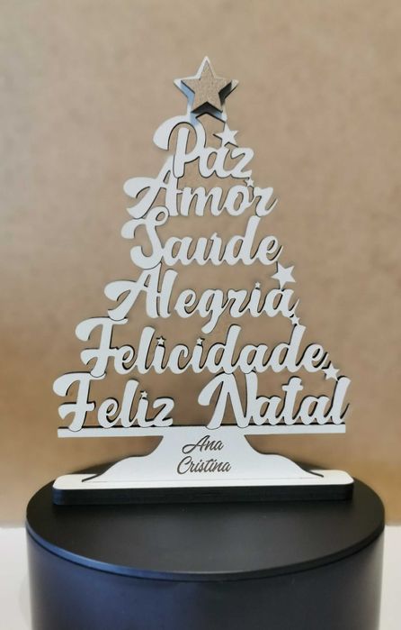 Bolas de Natal corte a laser