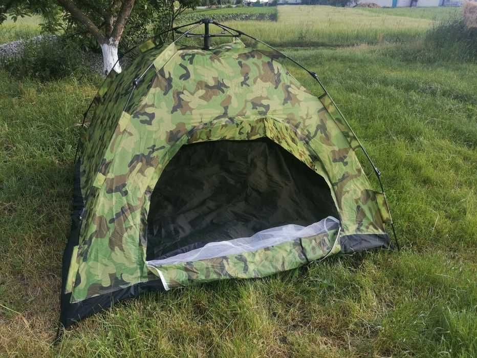 Туристическая палатка для кемпинга Намет 200х150х135 Камуфляж Автомат