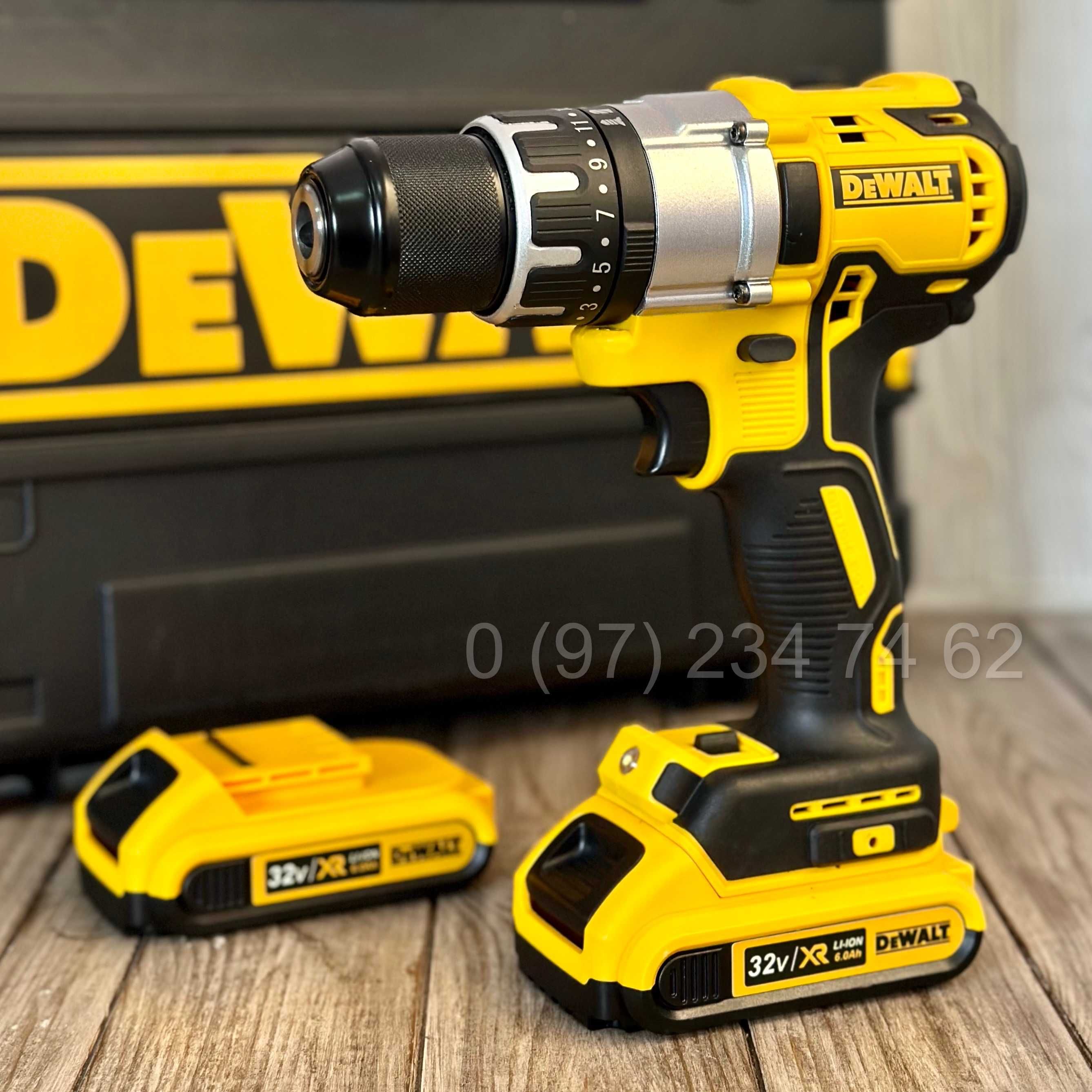 Шуруповерт акумуляторний DeWALT 32V Аккумуляторный дриль шуруповерт