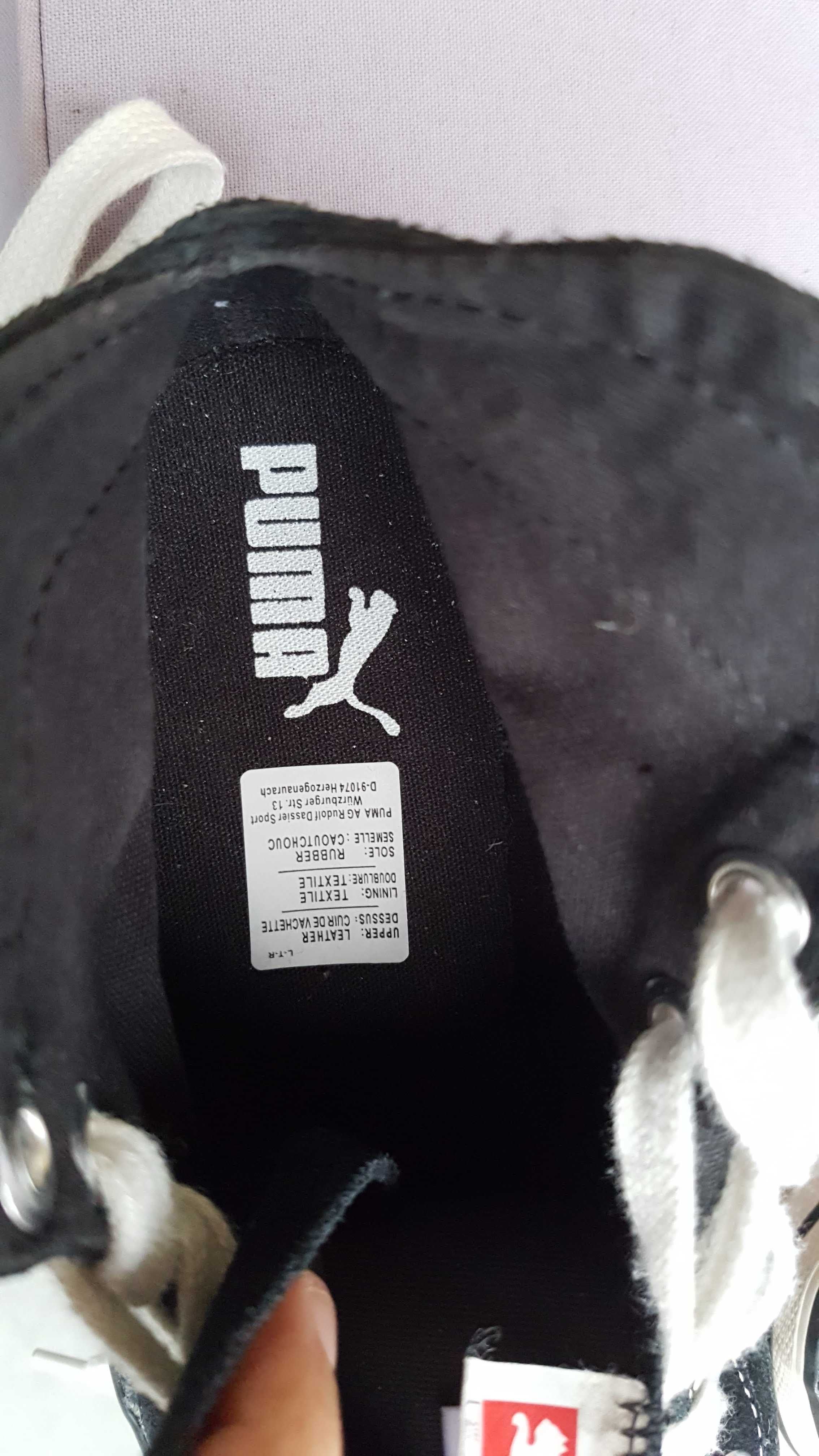 buty, trampki 36 czarne, zamszowe, oryginalne PUMA NOWE