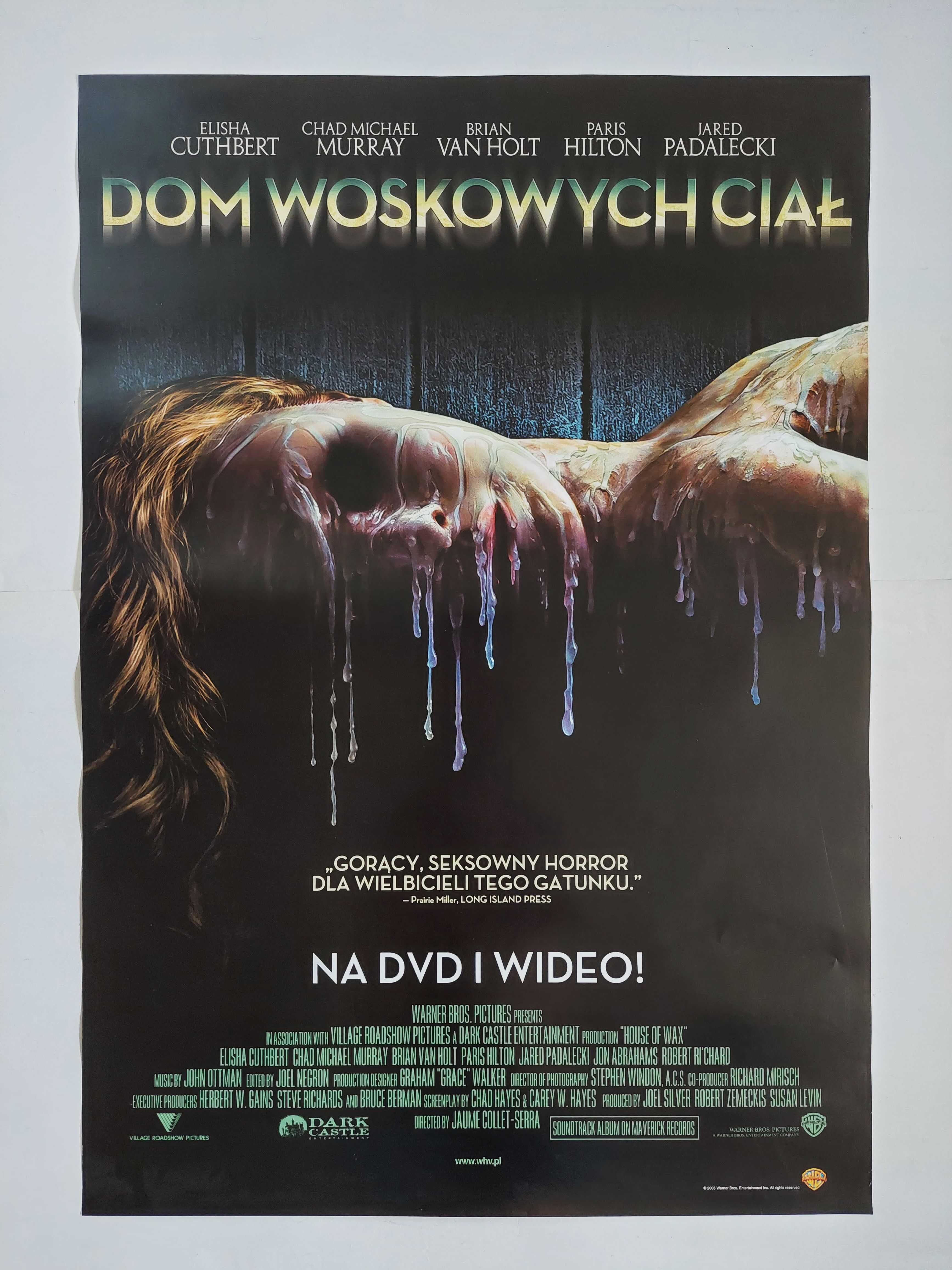 Plakat filmowy oryginalny - Dom woskowych ciał