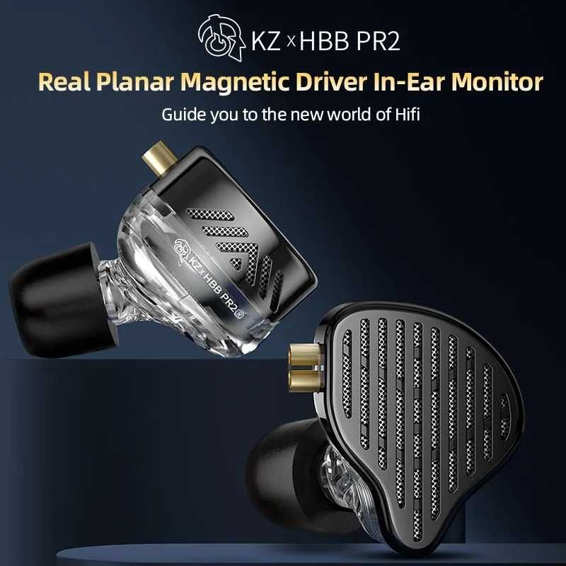 ⇒ KZ PR2 х HBB - наушники с планарным драйвером на 13.2mm Planar