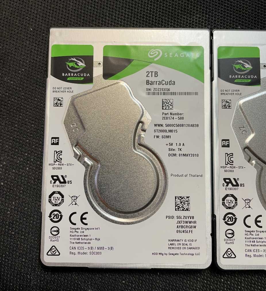 SATA HDD 2Tb Seagate Barracuda ST2000LM015 2.5"