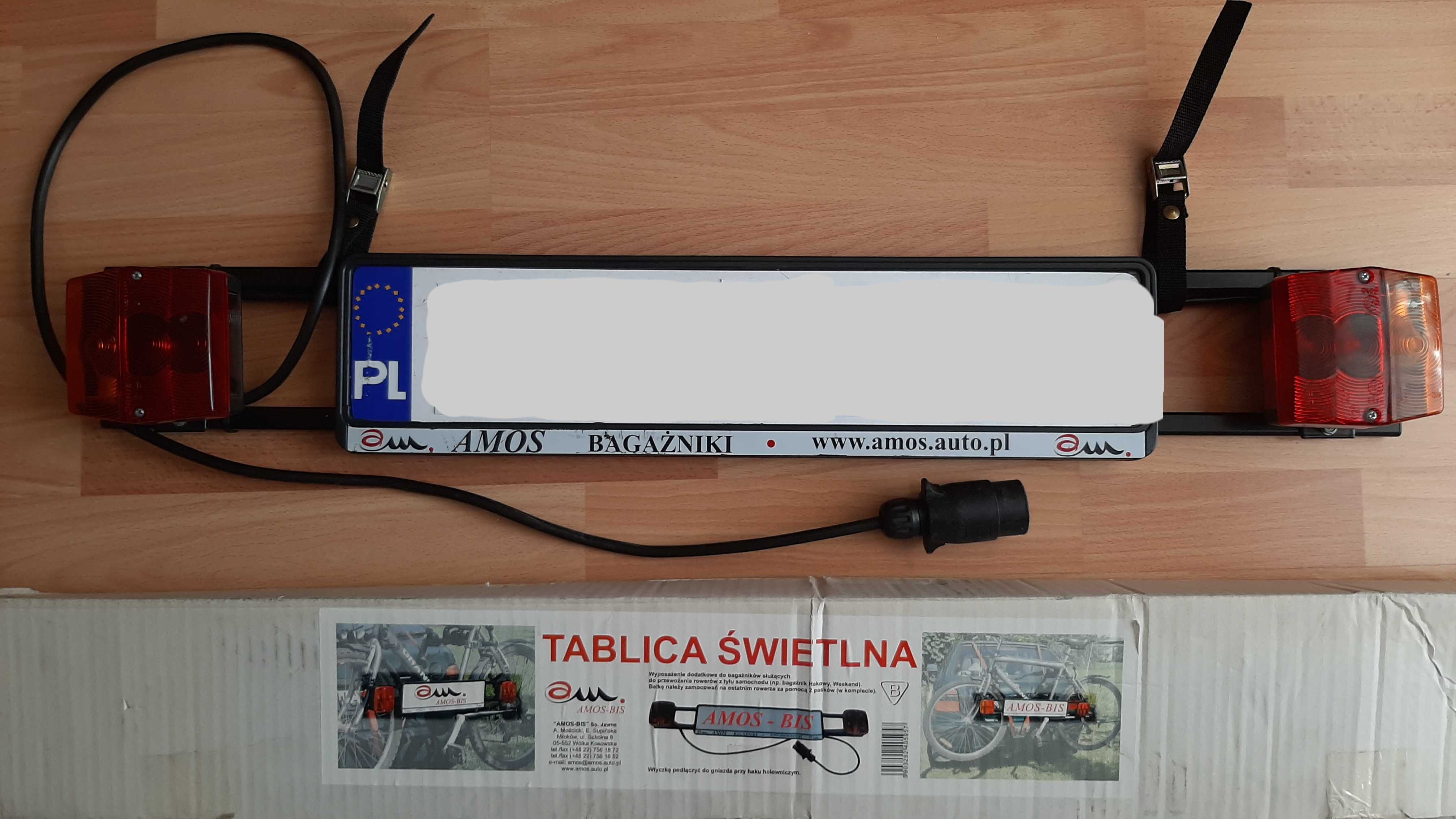 Tablica świetlna na rowery