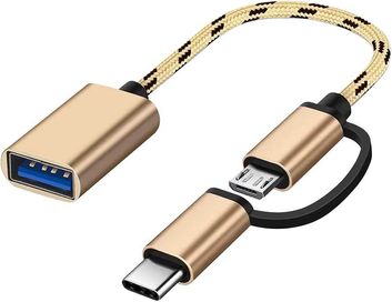Kabel USB z przejściówką typu C/Micro USB na 3.0 OTG Kompatybilna